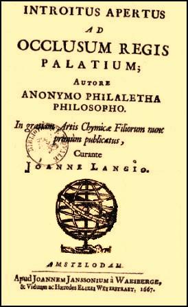 Philalethes; ; , : Introitus apertus ad occlusum regis palatium.      . ()