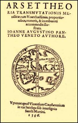 Pantheo, Ioanne Augustino; ,  : Ars et theoria transmutationis metallicae.     