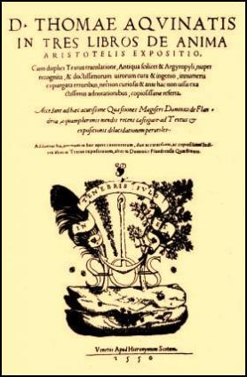 Aqvinatis, Thomae; , : Tres Libros de Anima.    