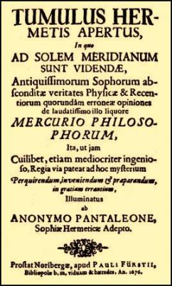 Pantaleone, : Tomulus Hermetis Apertus.   