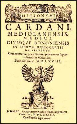 Cardani, Hieronymi; , : De alimento.  