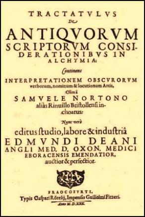Norton, Samuel; , : Tractatolus de Antiquorum scriptorum...    ...
