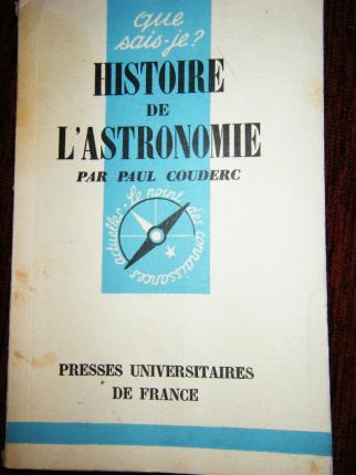 Couderc, Paul: Histoire de l'astronomie