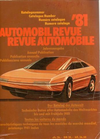 [ ]: Automobil Revue 1981