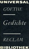 Goethe, J.W.: Gedichte