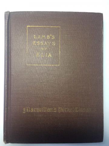 Lamb, Charles: The essays of Elia