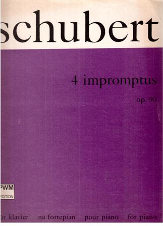 Schubert, Franz: 4 impromptus op. 90 na fortepian