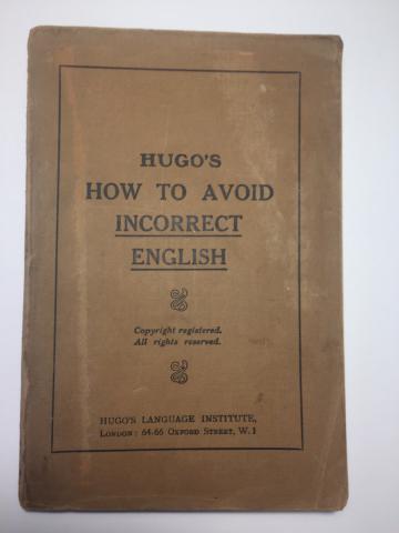 [ ]: Hugo's how to avoid incorrect English