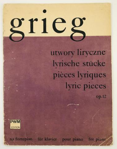 , .: Grieg: Utwory liryczne. Op. 12 na fortepian (:    )