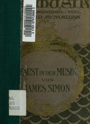 Simon, James: Faust in der Musik