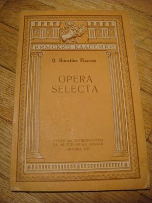 Horatius, Flaccus: Opera selecta