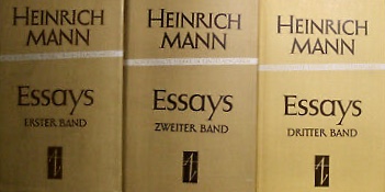 Mann, Heinrich: Essays