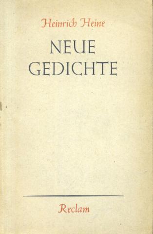 Heine, Heinrich: Neue gedichte