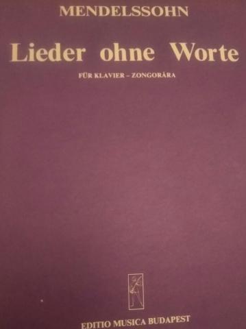 Mendelssohn, Felix: Lieder ohne Worte fur Klavier