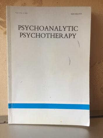  "Psychoanalytic Psychotherapy"