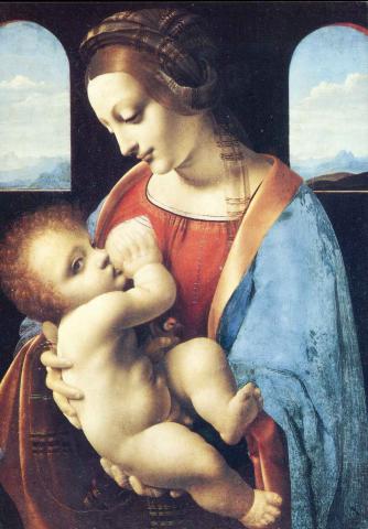 Da Vinci, Leonardo: The Litta Madonna, C. 1490. 