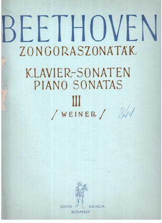 Beethoven: Zongoraszonatak. Klavier-sonaten. Piano sonatas