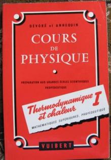 Devore, G.; Annequin, R.: Cours de physique. Thermodynamique et chaleur/   