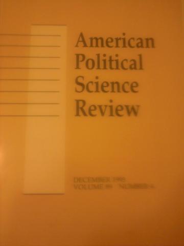  "American Political Science Review"