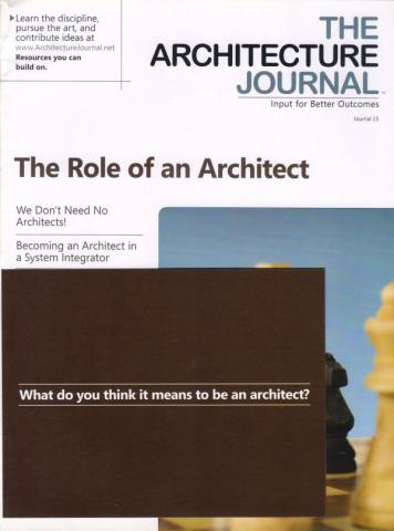  "The Architecture Journal"