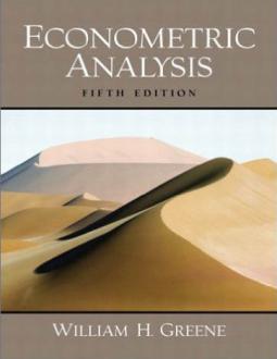 Greene, William H.: Econometric Analysis