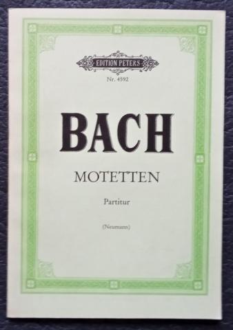 Bach, Johann Sebastian: Samtliche Motetten. Pertitur