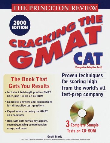 Martz, Geoff; : Cracking the Gmat: 2000.  GMAT