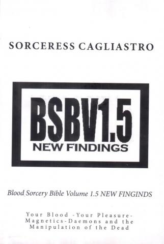 Cagliastro, Sorceress: Blood Sorcery Bible Volume 1.5 NEW FINDINGS
