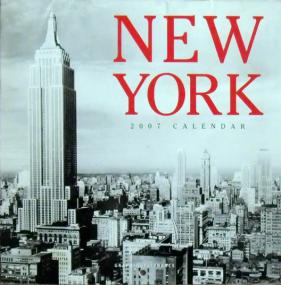 [ ]: New York 2007 Calendar