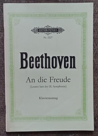 Beethoven, Ludwig Van: An die Freude (Letzter Satz der IX. Symphonie). Klavierauszug