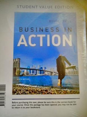 Bovee, Courtland L.; Thill, John V.: Business in Action, 6/E