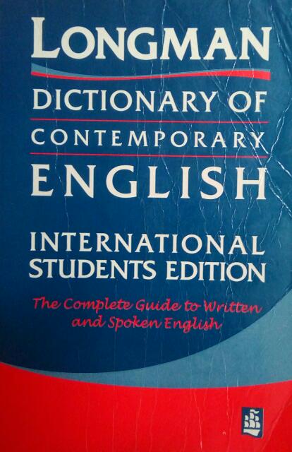 [ ]: Dictionary of contemporary english
