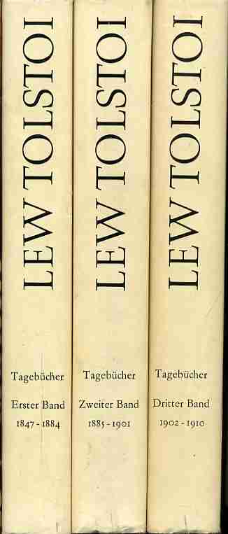 Tolstoi, Lew: Tagebuher